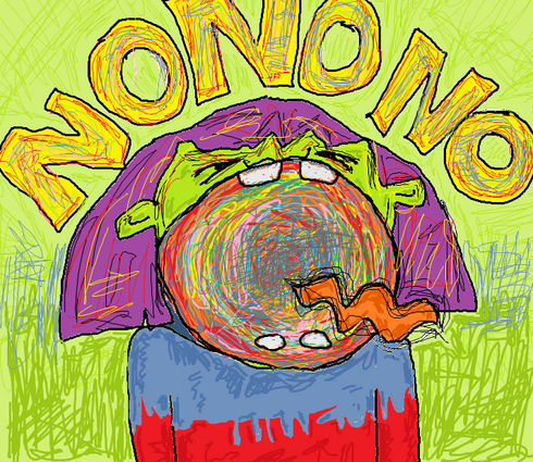 girl having a tantrum