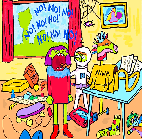 Nina shouting no, no, no